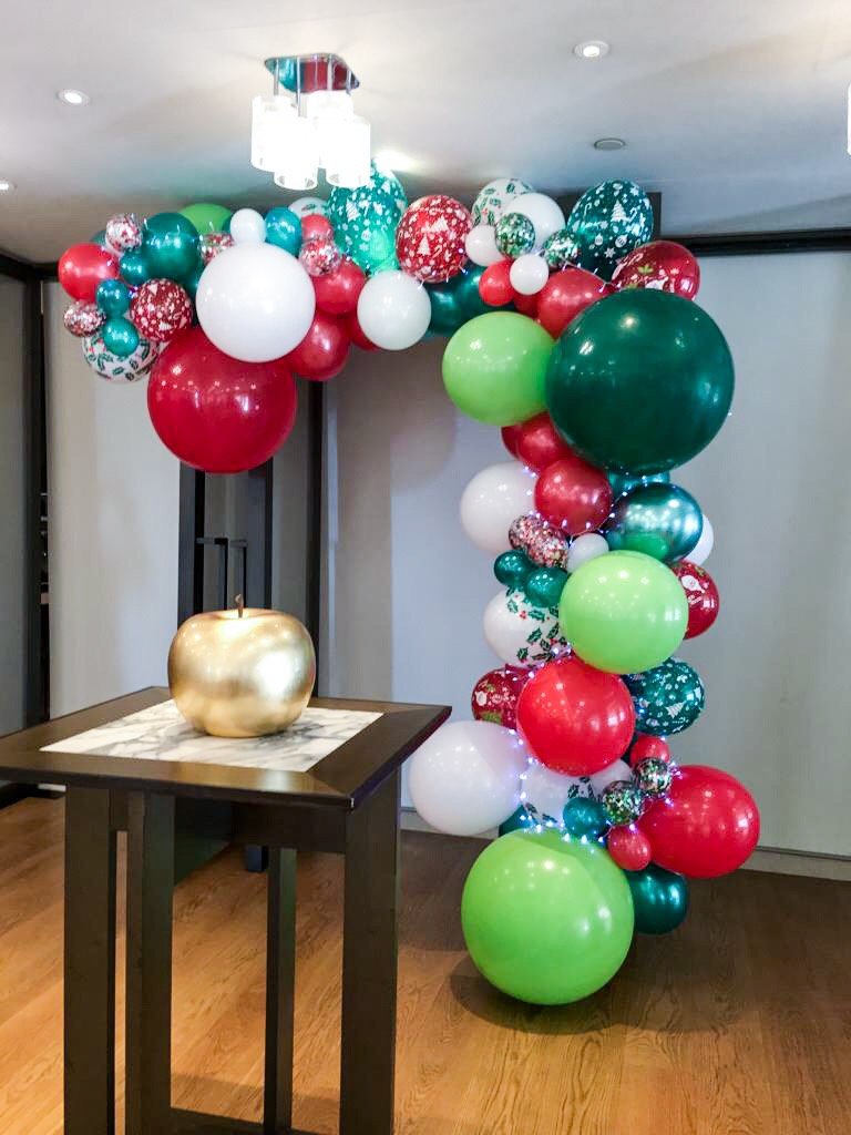 Χριστουγεννιάτικη σύνθεση με μπαλόνια CHRISTMAS ORGANIC