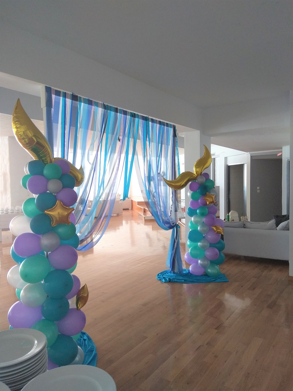 Μπαλόνια για πάρτυ : ΜΠΑΛΟΝΟΣΤΗΛΗ ΟΥΡΑ ΓΟΡΓΟΝΑΣ